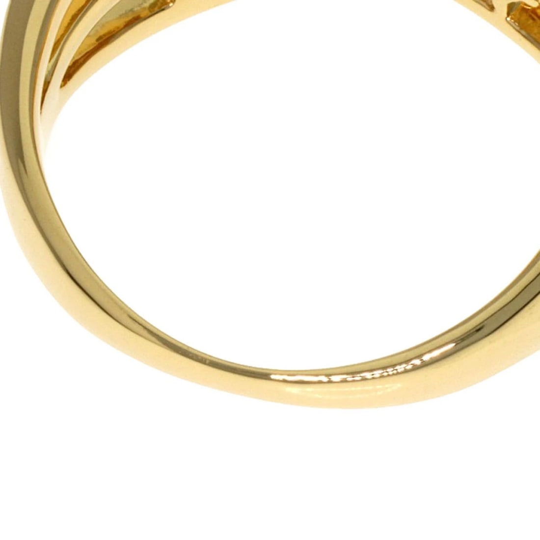 TASAKI RUBY DIAMOND RING K18 YELLOW GOLD - 6