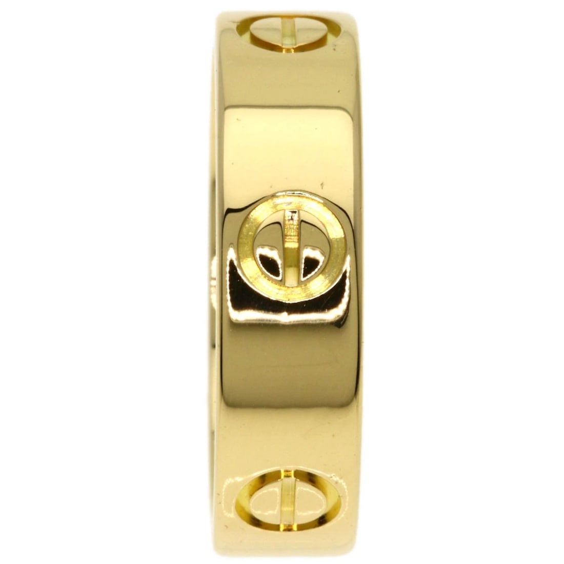 CARTIER LOVE RING K18 YELLOW GOLD: CARTIER love Ring K18 Yellow Gold Brand: CARTIER Type: Ring Material: K18 Yellow Gold, Color: Exterior Color Gold Size: 7.75 (US) Accessories: None Accessories Notice: When purchasing pre-owned