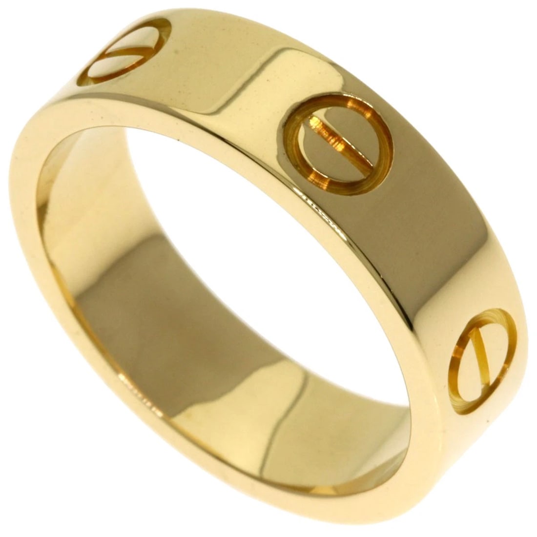 CARTIER LOVE RING K18 YELLOW GOLD: CARTIER love Ring K18 Yellow Gold Brand: CARTIER Type: Ring Material: K18 Yellow Gold, Color: Exterior Color Gold Size: 6.25 (US) Accessories: None Accessories Notice: When purchasing pre-