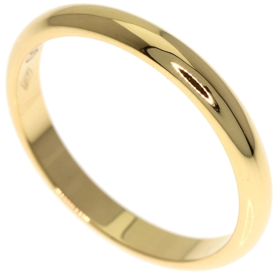 CARTIER WEDDING RING K18 YELLOW GOLD: CARTIER Wedding Ring K18 Yellow Gold Brand: CARTIER Type: Ring Material: K18 Yellow Gold, Color: Exterior Color Gold Size: 5 (US) Accessories: None Accessories Notice: When purchasing pre-owned