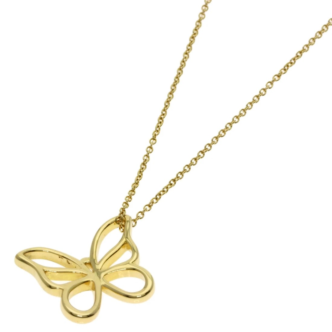 TIFFANY&CO. BUTTERFLY NECKLACE: TIFFANY&Co. butterfly Necklace Brand: TIFFANY&Co. Type: Necklace Material: K18 Yellow Gold, Color: Exterior Color Gold Size: Chain Length:15.7inch/40cm Chain Width:0.4inch/1mm Top