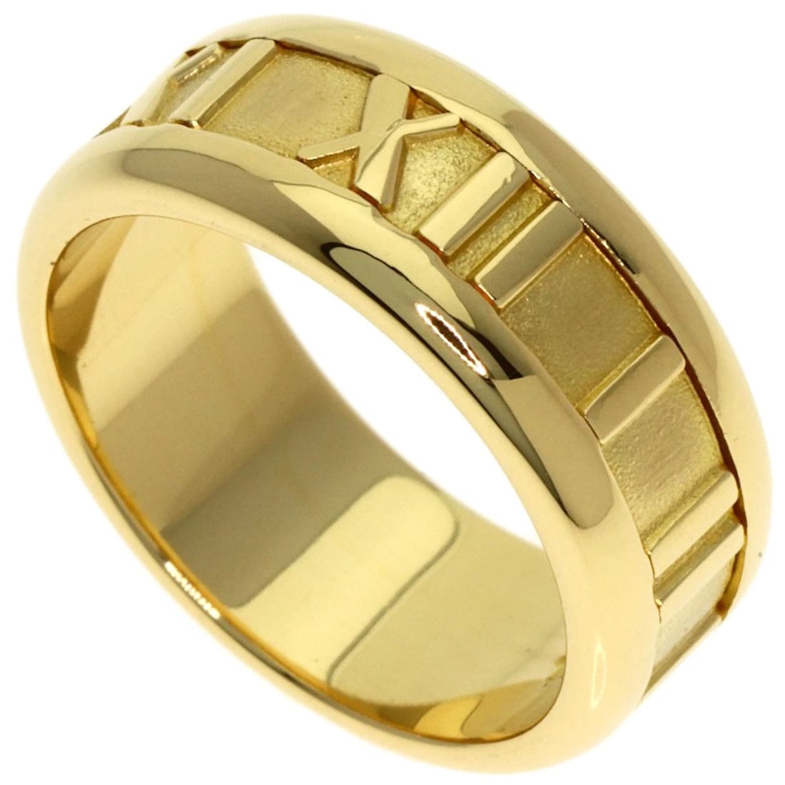 TIFFANY&CO. ATLAS RING K18 YELLOW GOLD: TIFFANY&Co. Atlas Ring K18 Yellow Gold Brand: TIFFANY&Co. Type: Ring Material: K18 Yellow Gold, Color: Exterior Color Gold Size: 5 (US) Accessories: None Accessories Notice: When purchasin