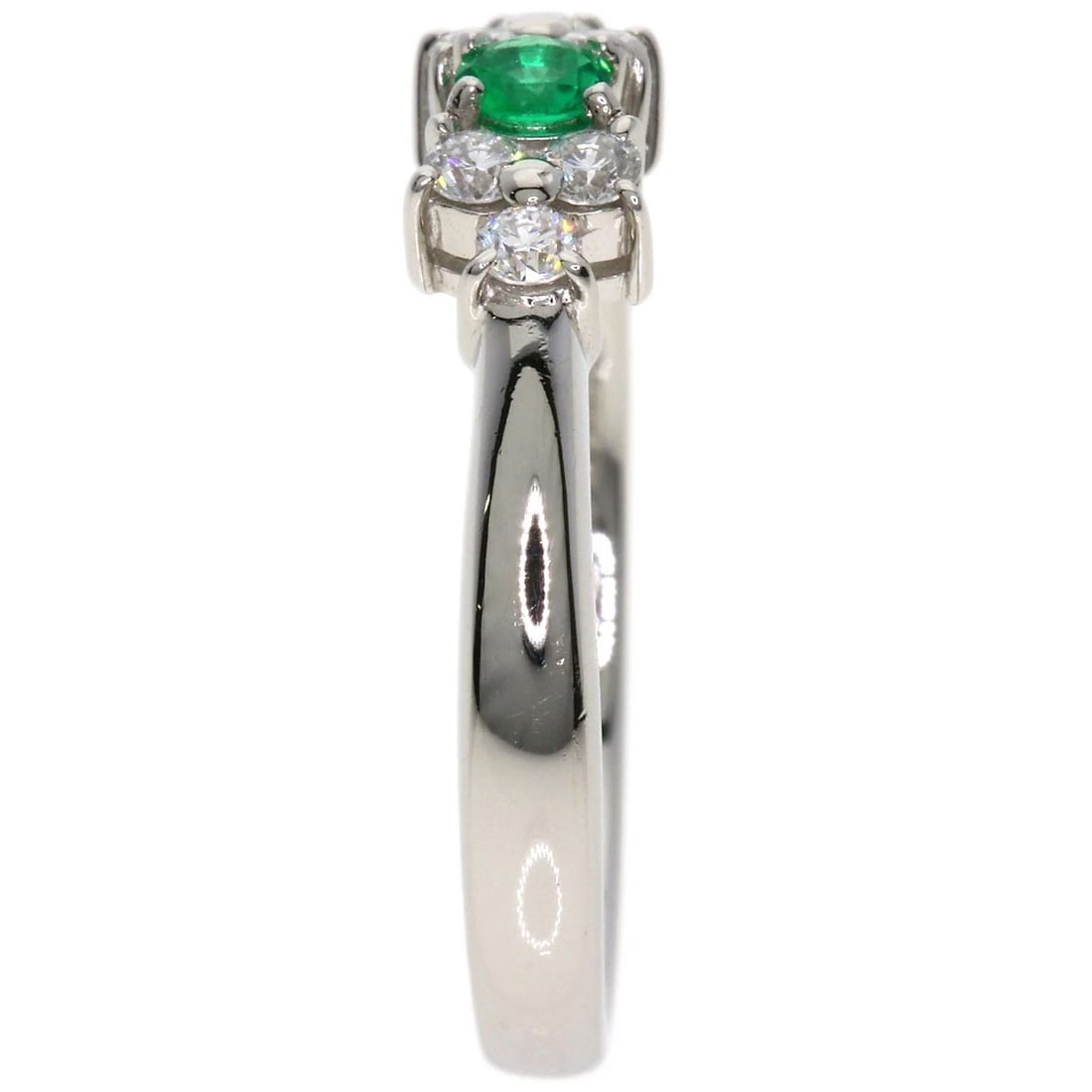 MIKIMOTO EMERALD DIAMOND RING - 3