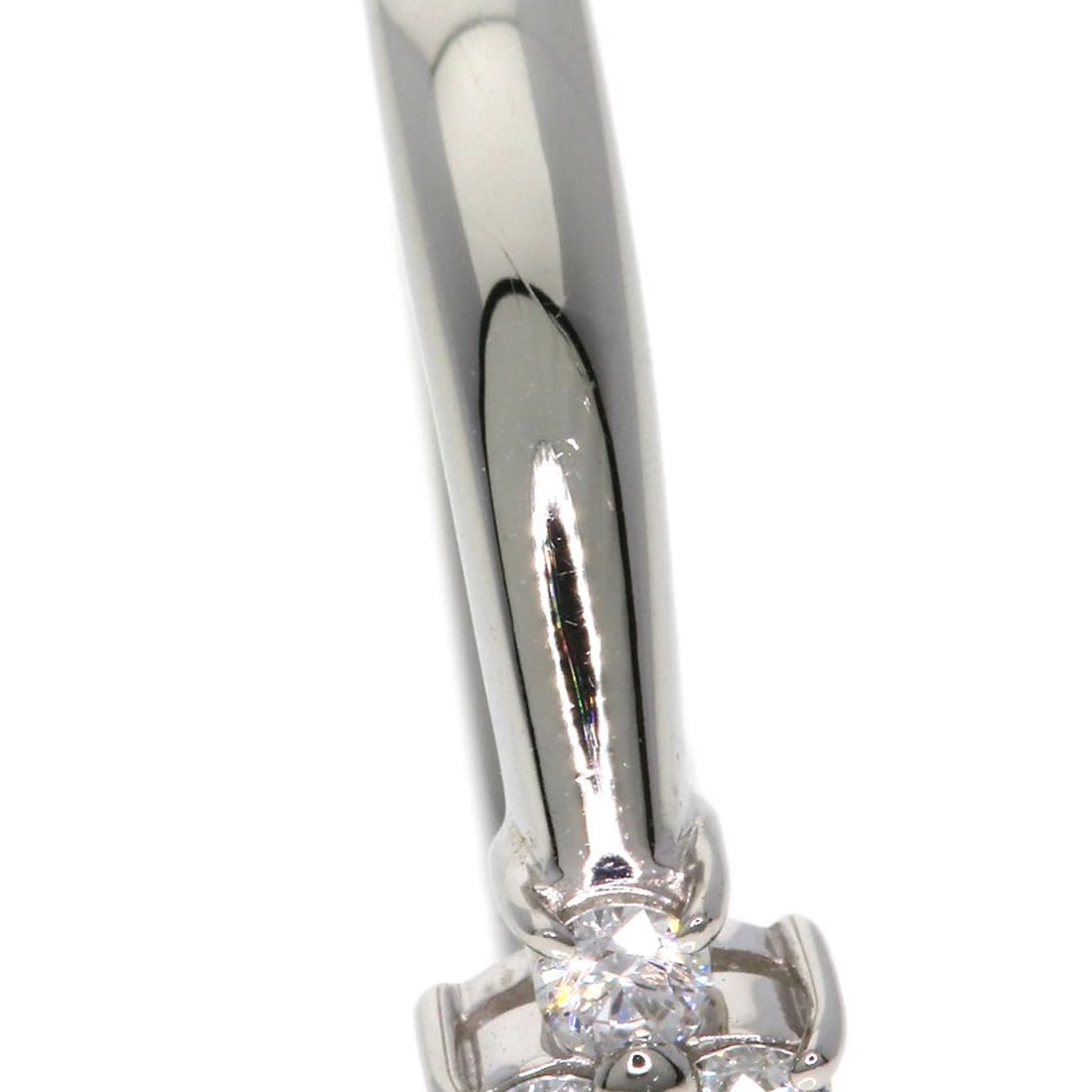 MIKIMOTO EMERALD DIAMOND RING - 7
