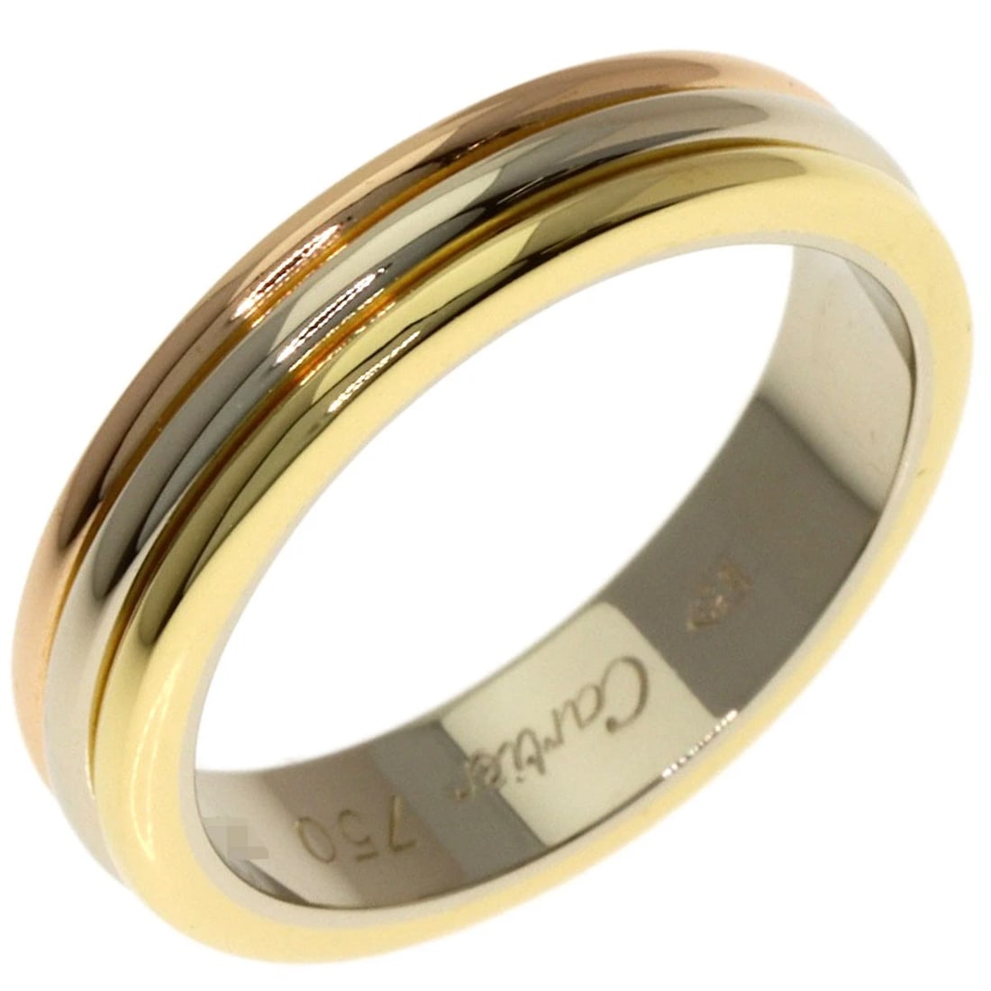CARTIER THREE GOLD RING - 2