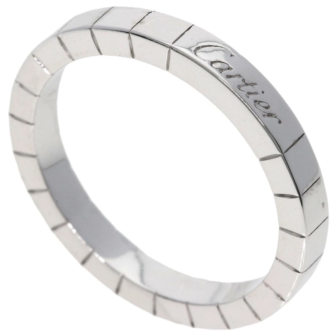 CARTIER LANIER RING K18 WHITE GOLD: CARTIER Lanier Ring K18 White Gold Brand: CARTIER Type: Ring Material: K18 White Gold, Color: Exterior Color Silver Size: 9.25 (US) Accessories: None Accessories Notice: When purchasing pr