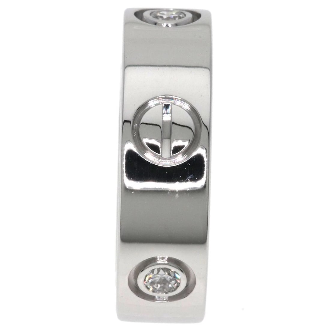 CARTIER LOVE RING 3P DIAMOND RING (1 of 2)