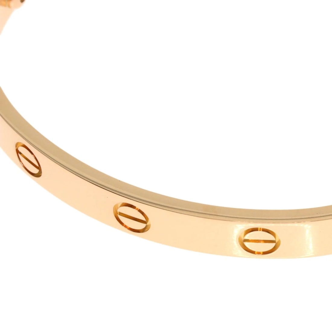 CARTIER LOVE BRACELETS BRACELET K18 PINK GOLD: CARTIER LOVE Bracelets Bracelet K18 Pink Gold Brand: CARTIER Type: Bracelet Material: K18 Pink Gold, Color: Exterior Color Gold Size: 7.75 (US) Accessories: None Accessories Notice: When p