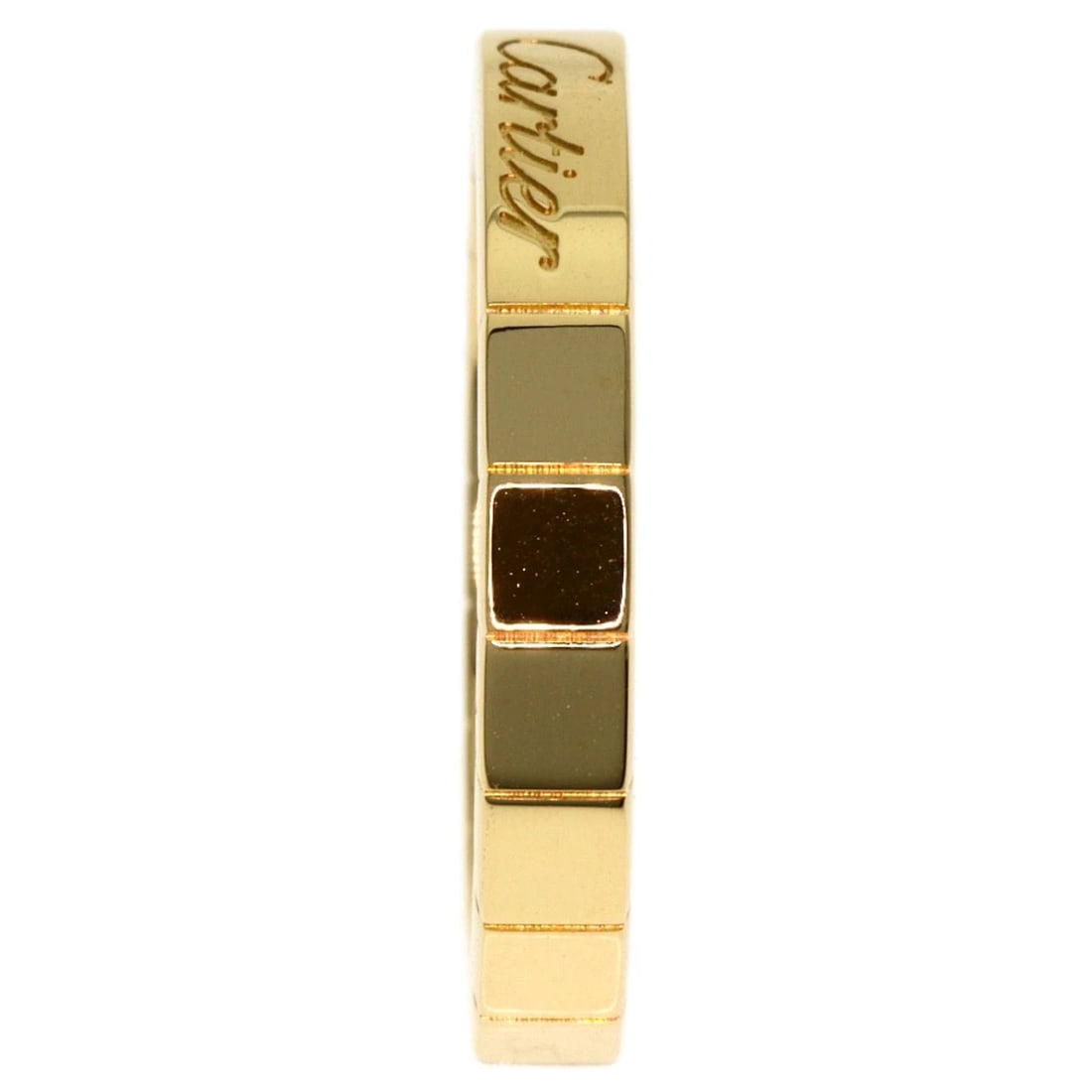 CARTIER LANIERE RING K18 YELLOW GOLD: CARTIER Laniere Ring K18 Yellow Gold Brand: CARTIER Type: Ring Material: K18 Yellow Gold, Color: Exterior Color Gold Size: 5 (US) Accessories: None Accessories Notice: When purchasing pre-