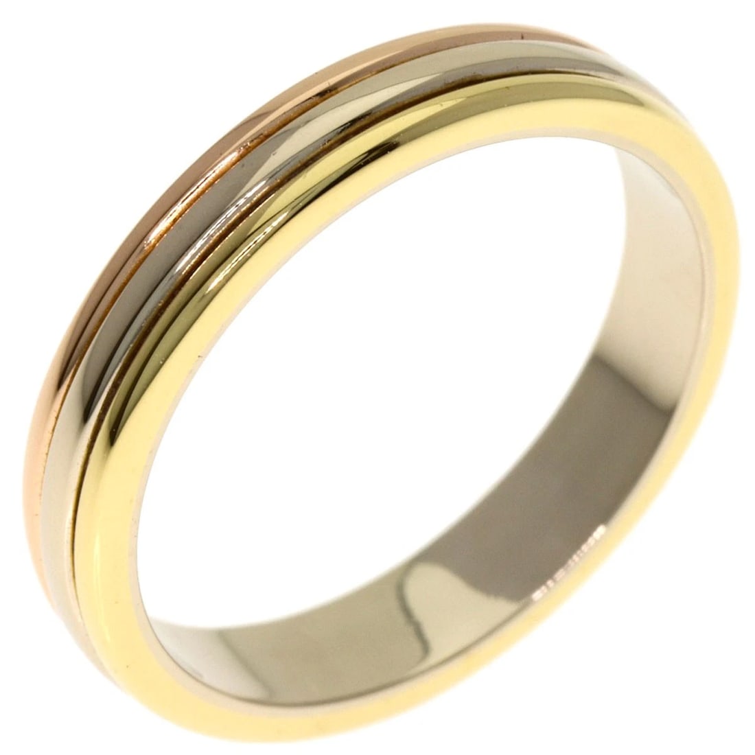CARTIER THREE GOLD RING - 2