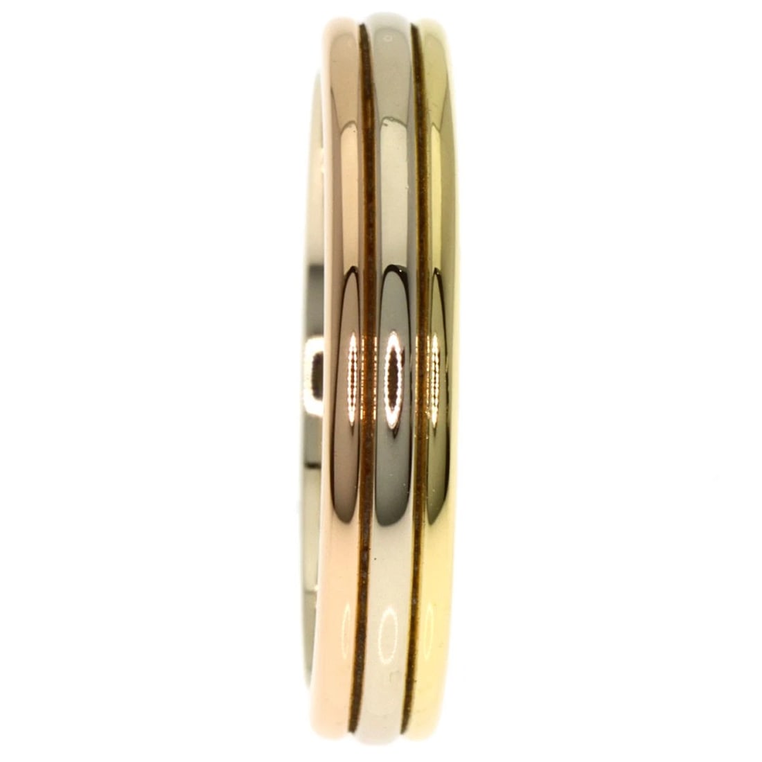 CARTIER THREE GOLD RING - 3