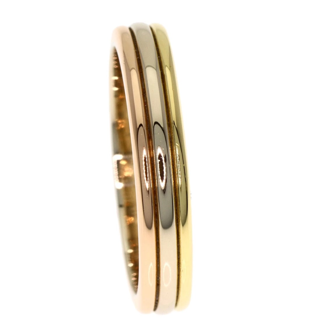 CARTIER THREE GOLD RING - 5