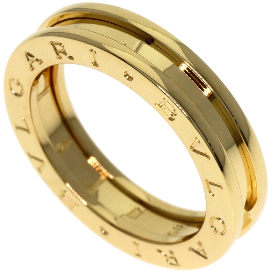 BVLGARI B.ZERO1 1 BAND RING K18 YELLOW GOLD: BVLGARI B.zero1 1 band Ring K18 Yellow Gold Brand: BVLGARI Type: Ring Material: K18 Yellow Gold, Color: Exterior Color Gold Size: 7.75 (US) Accessories: None Accessories Notice: When purch