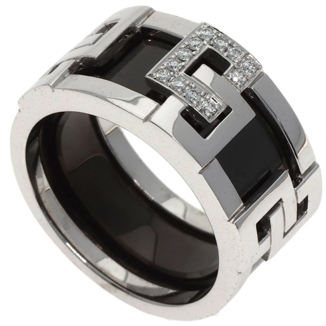 MIKIMOTO SET RING DIAMOND RING K18 WHITE GOLD: MIKIMOTO Set ring Diamond Ring K18 White Gold Brand: MIKIMOTO Type: Ring Material: K18 White Gold, Main Stone/Creation Natural Color: Exterior Color Silver Size: 6 (US) Accessories: None A