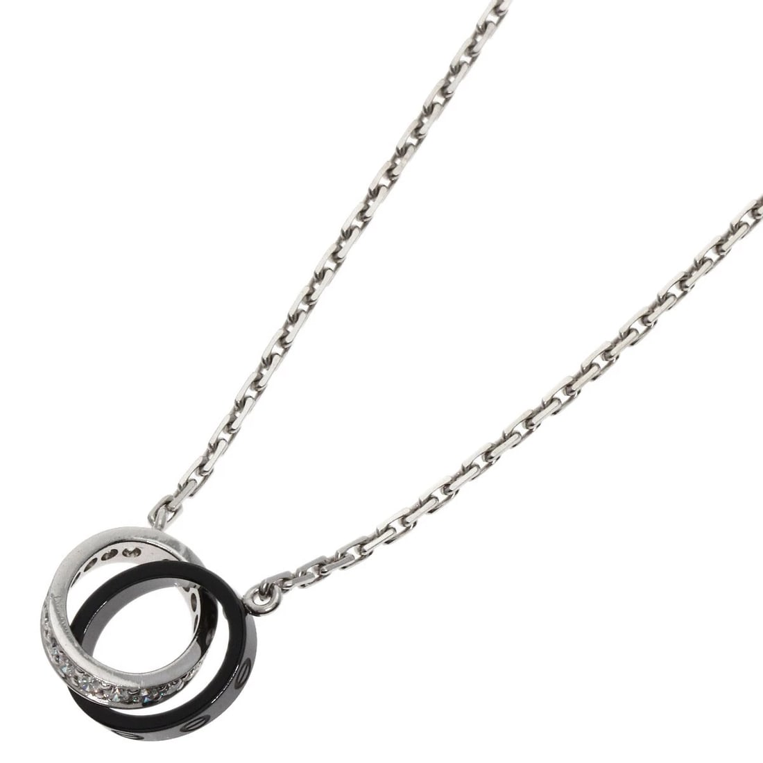 CARTIER BABY LOVE DIAMOND NECKLACE (1 of 5)