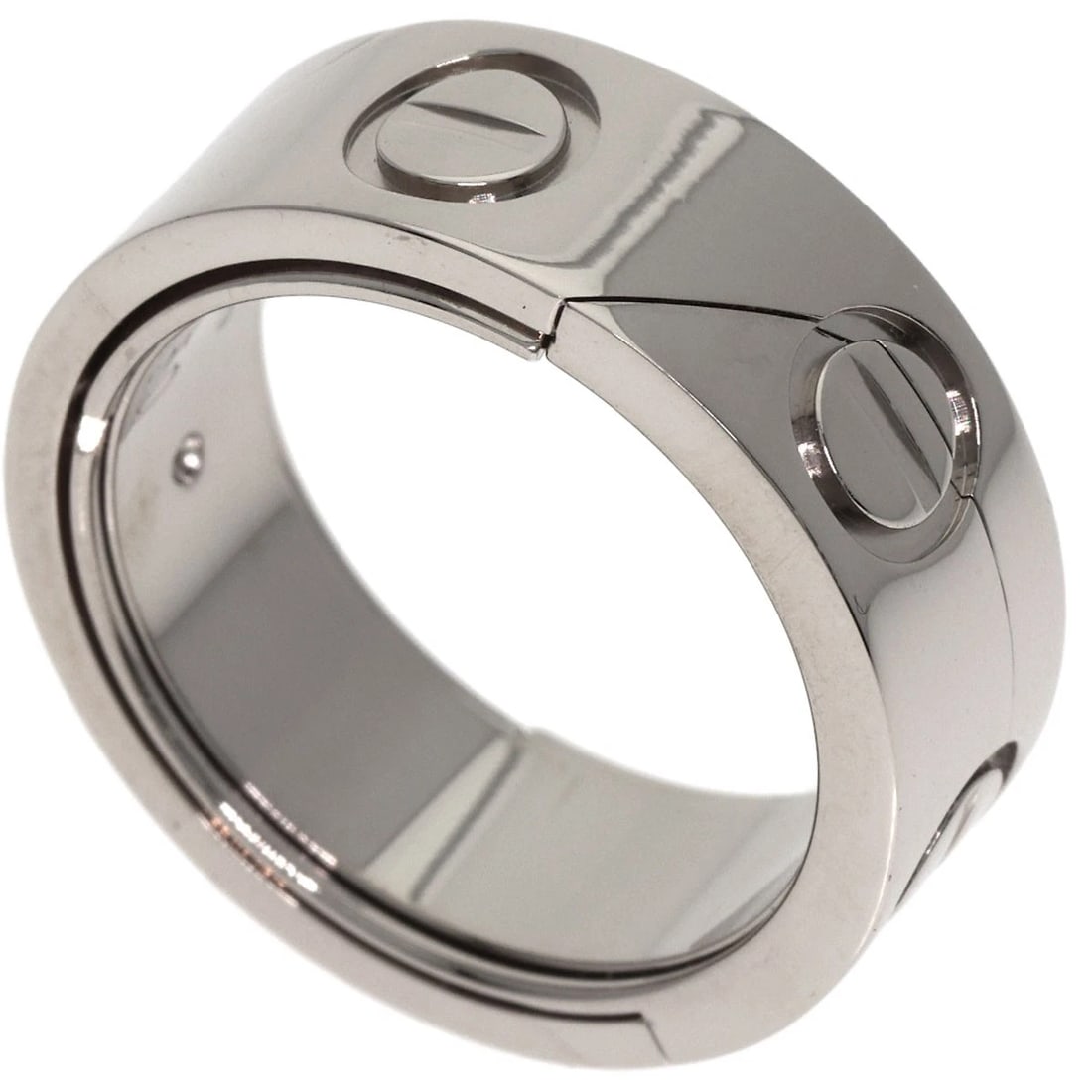 CARTIER ASTRO LOVE RING K18 WHITE GOLD: CARTIER Astro love Ring K18 White Gold Brand: CARTIER Type: Ring Material: K18 White Gold, Color: Exterior Color Gold Size: 5.25 (US) Accessories: None Accessories Notice: When purchasing