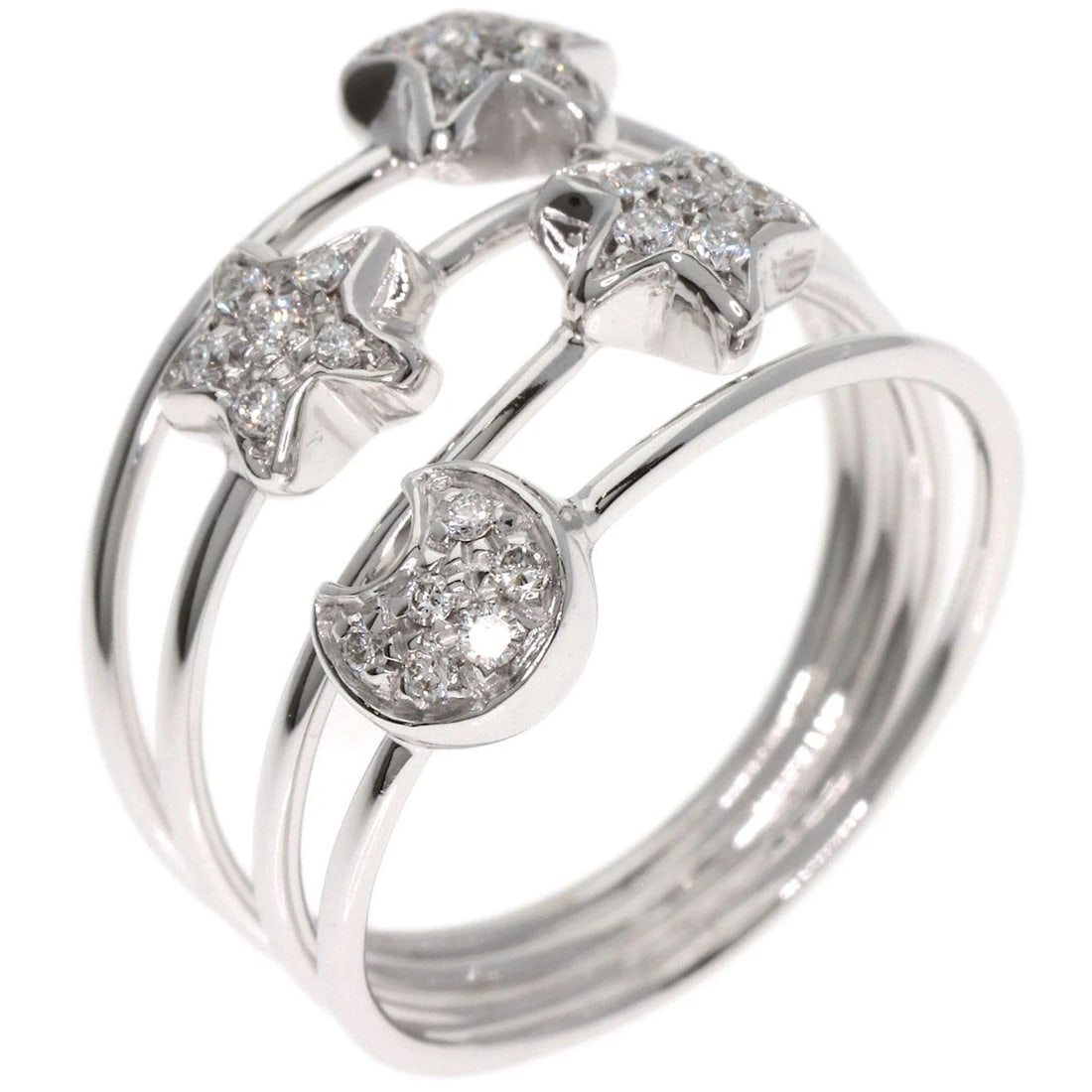 PONTE VECCHIO MOONSTAR DIAMOND RING - 2