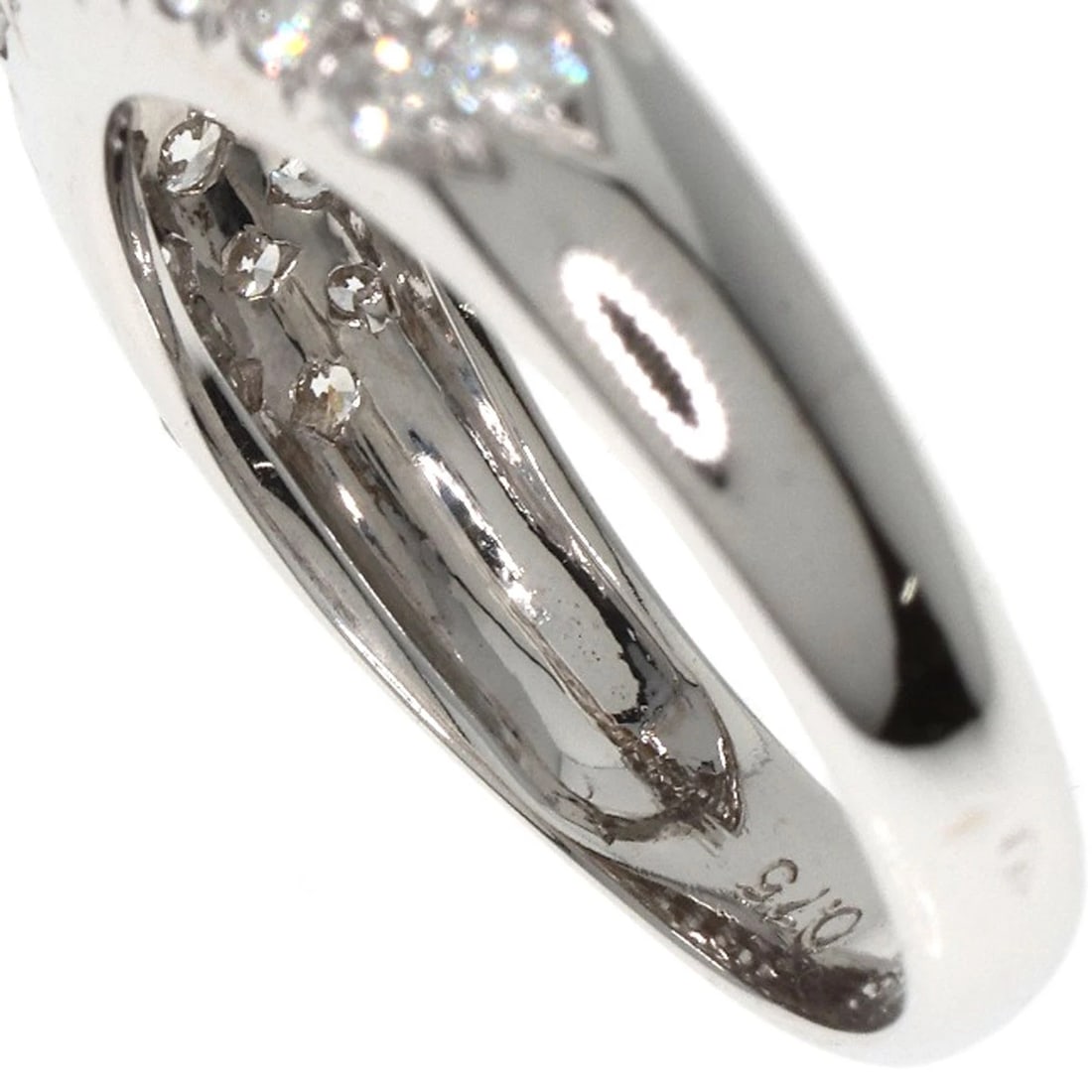VAN CLEEF & ARPELS PAVE DIAMOND RING - 3