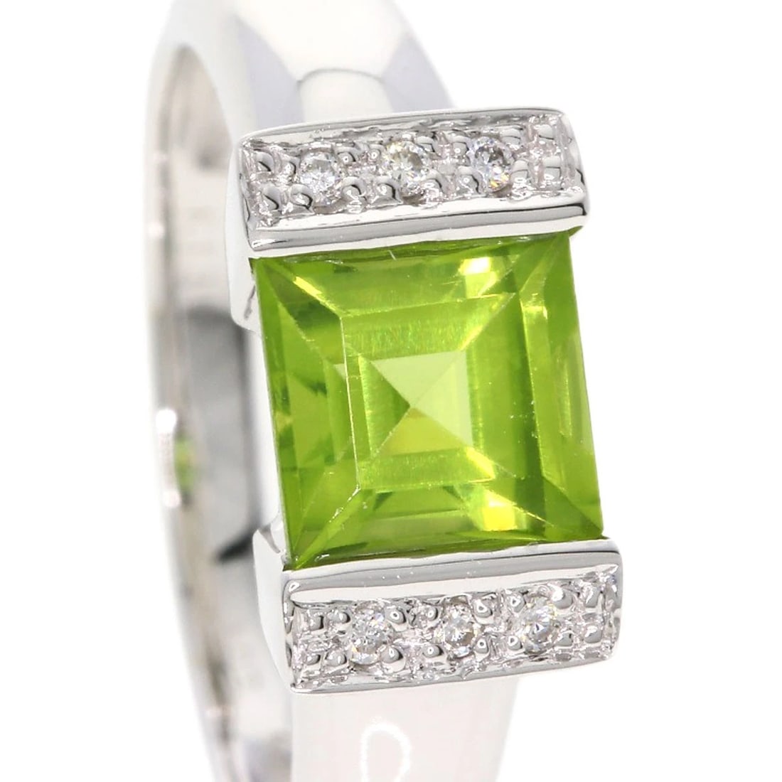 PONTE VECCHIO PERIDOT DIAMOND RING - 6