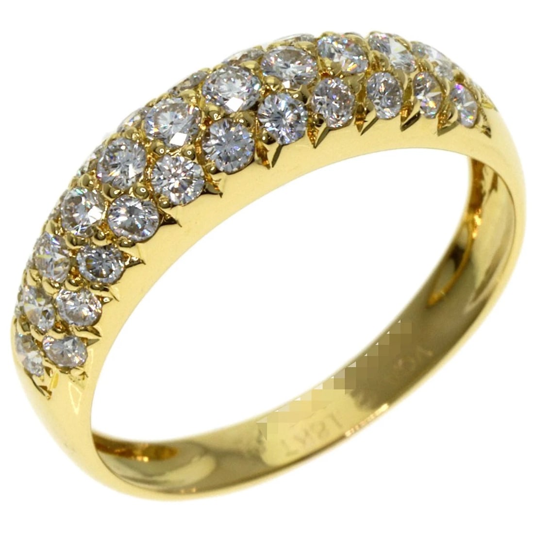 VAN CLEEF & ARPELS PAVE DIAMOND RING - 2