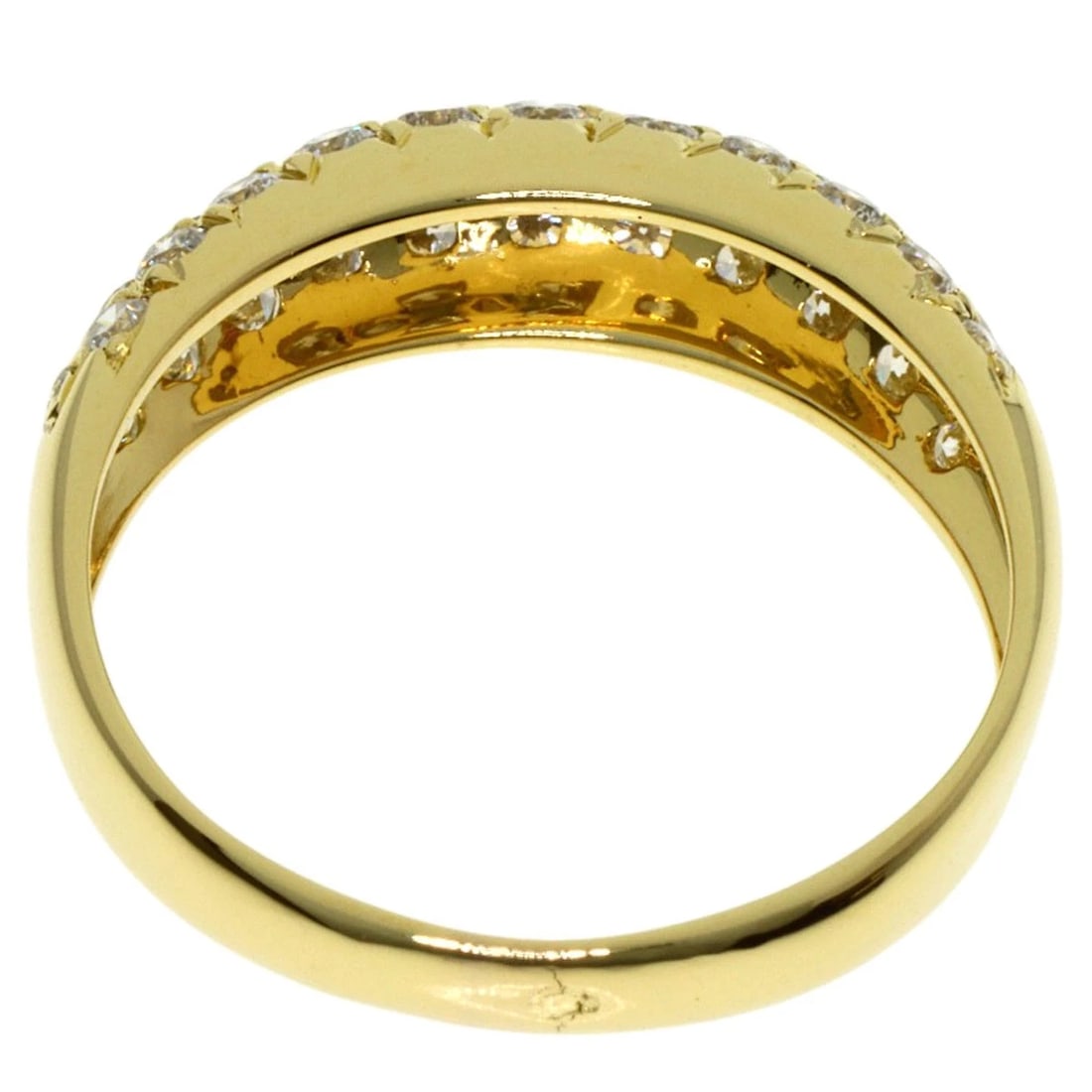 VAN CLEEF & ARPELS PAVE DIAMOND RING - 4