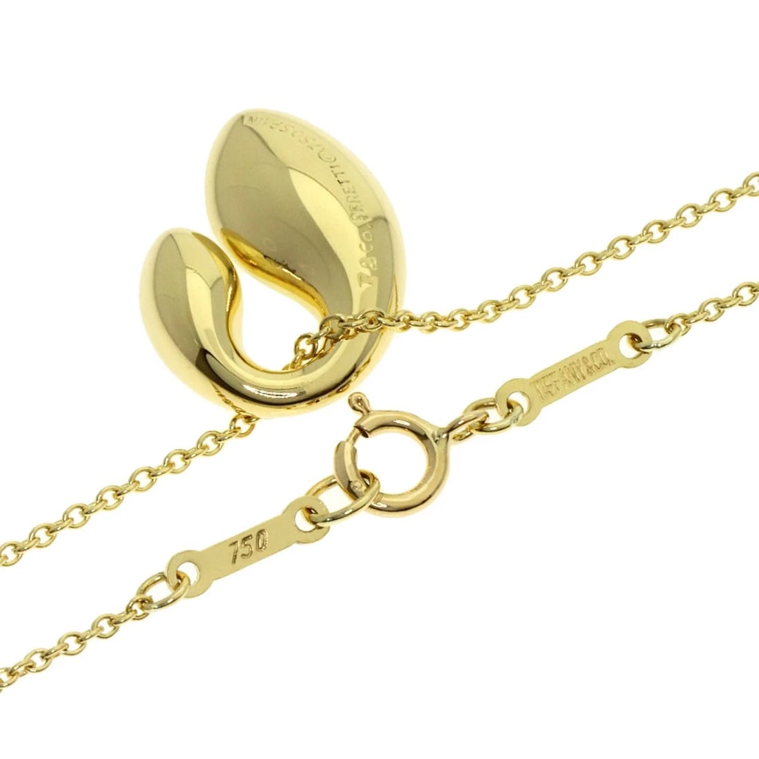 TIFFANY&CO. DOUBLE TEARDROP NECKLACE - 2