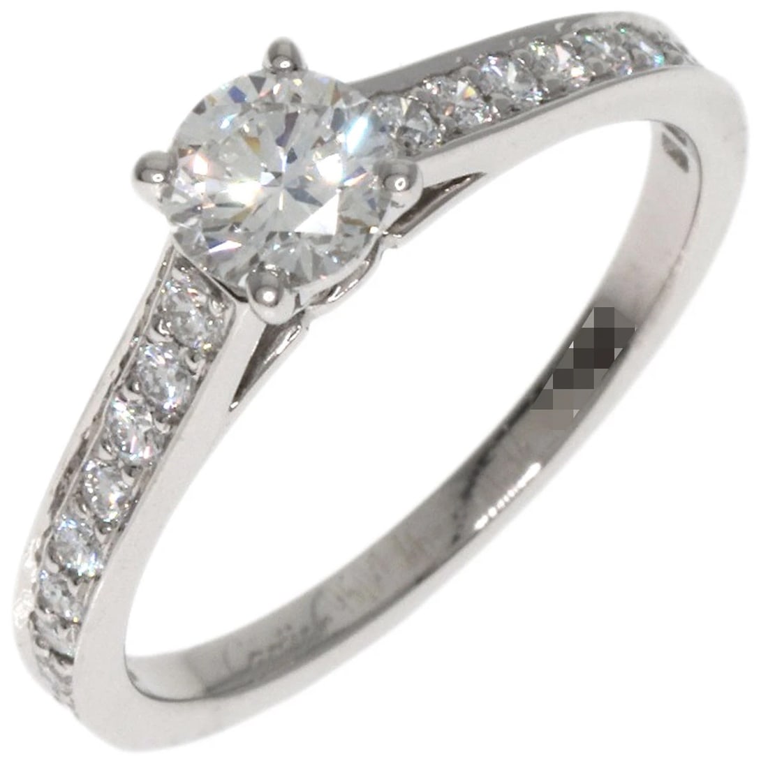 CARTIER SOLITAIRE DIAMOND RING - 2