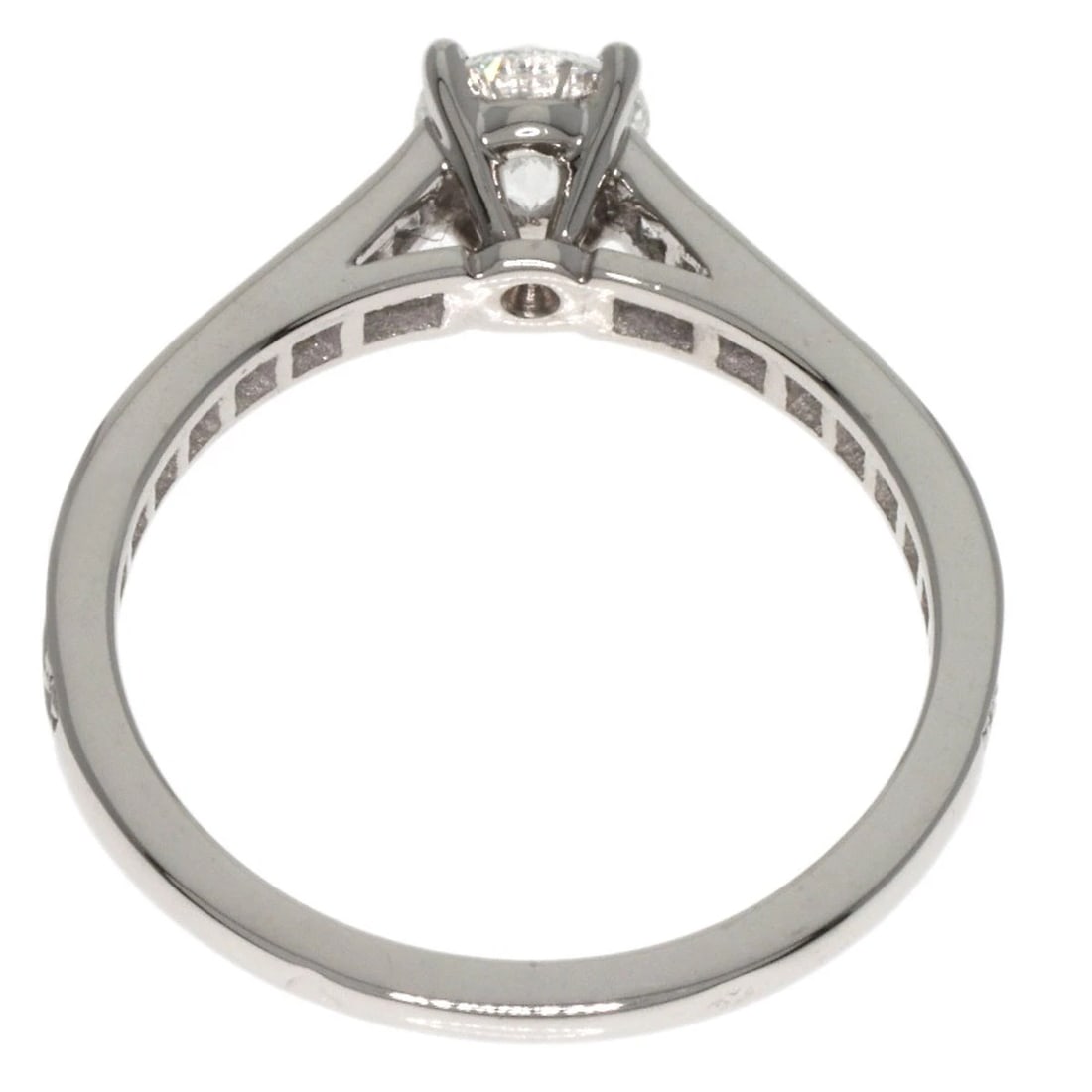 CARTIER SOLITAIRE DIAMOND RING - 4