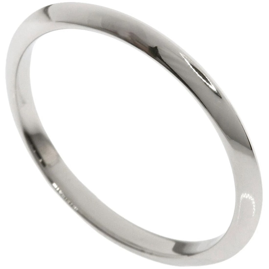 TIFFANY&CO. KNIFE EDGE RING PLATINUM PT950: TIFFANY&Co. Knife edge Ring Platinum PT950 Brand: TIFFANY&Co. Type: Ring Material: Platinum PT950, Color: Exterior Color Silver Size: 7 (US) Accessories: None Accessories Notice: When purc