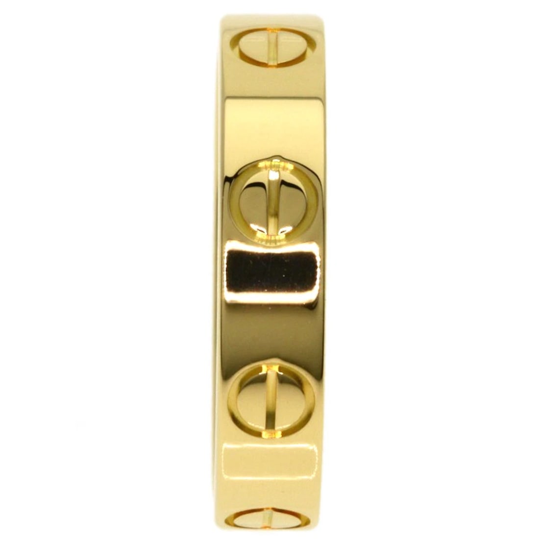 CARTIER MINI LOVE RING K18 YELLOW GOLD: CARTIER mini love Ring K18 Yellow Gold Brand: CARTIER Type: Ring Material: K18 Yellow Gold, Color: Exterior Color Gold Size: 4.5 (US) Accessories: None Accessories Notice: When purchasing