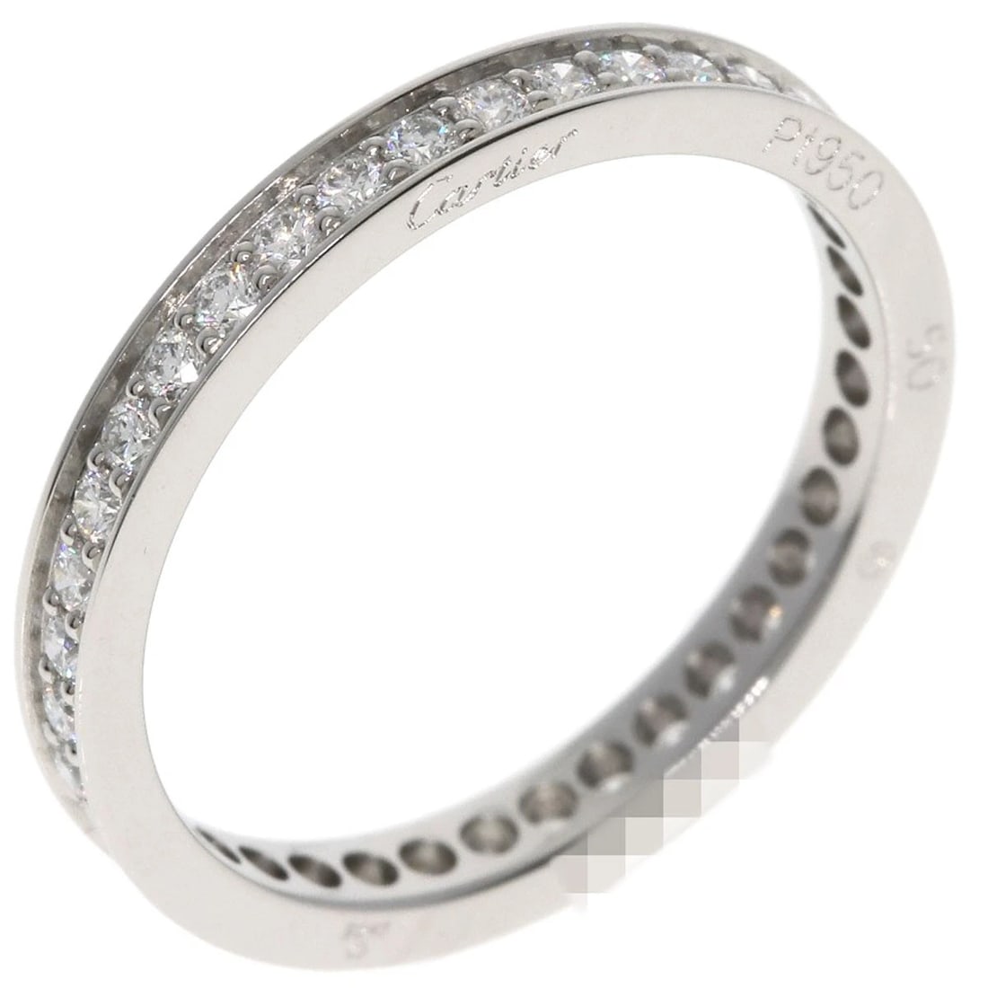 CARTIER ETERNITY FULL DIAMOND RING - 2