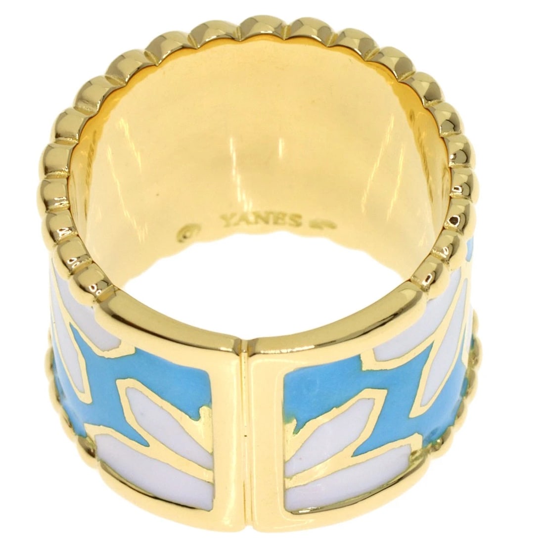 YANES FLOWER ENAMEL RING - 4