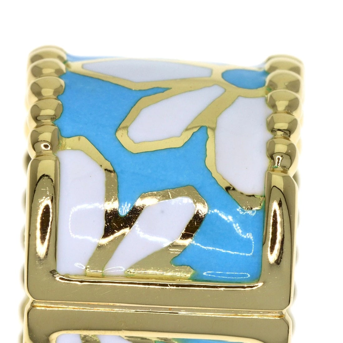 YANES FLOWER ENAMEL RING - 6
