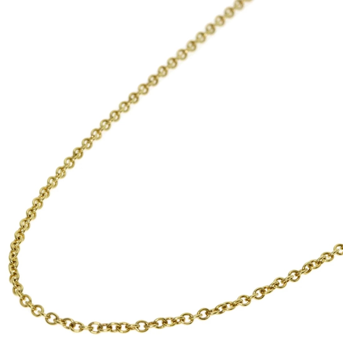 TIFFANY&CO. CHAIN NECKLACE: TIFFANY&Co. Chain Necklace Brand: TIFFANY&Co. Type: Necklace Material: K18 Yellow Gold, Color: Exterior Color Gold Size: Chain Length:16.1inch/41cm Chain Width:0.5inch/1.2mm Accessories: None