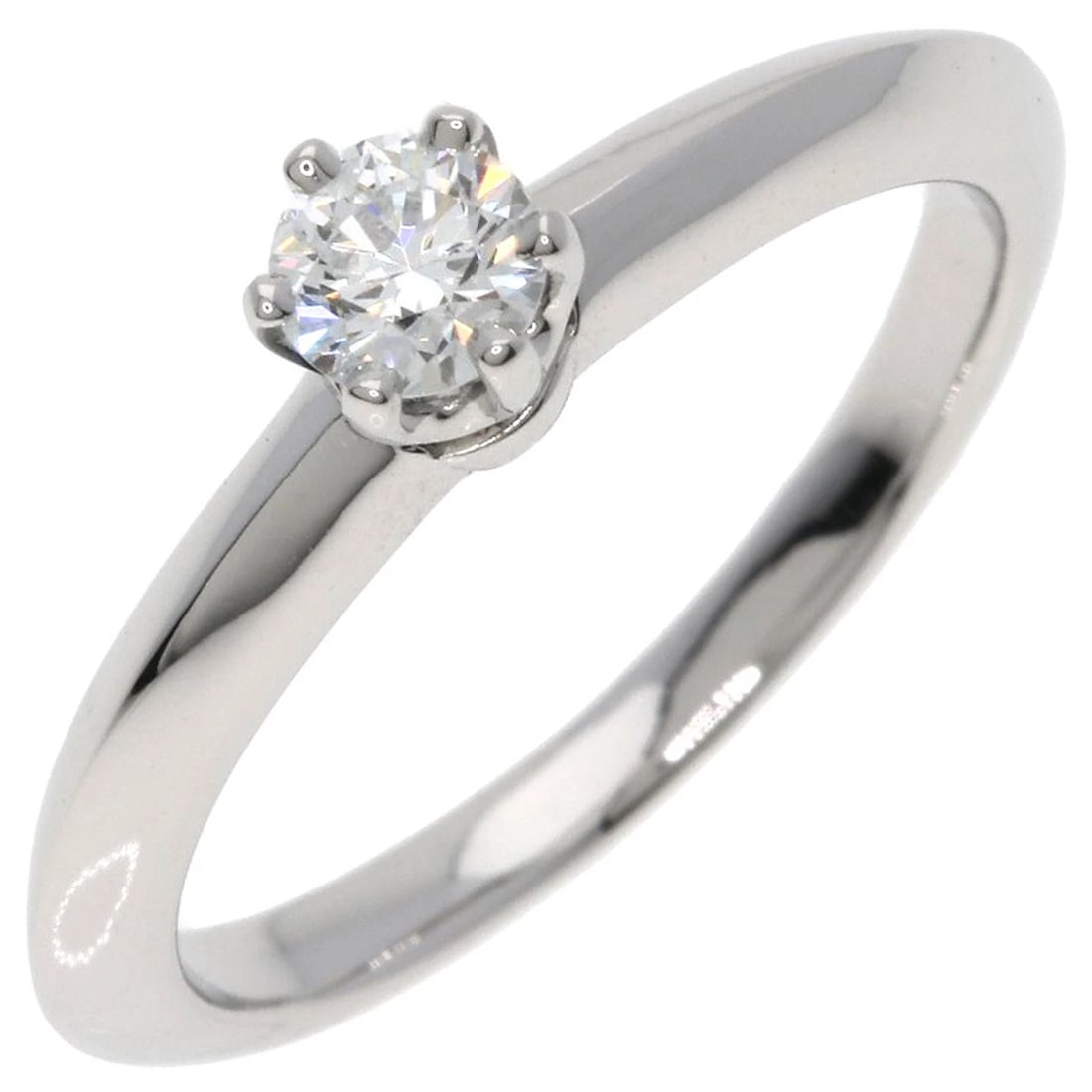 TIFFANY&CO. SOLITAIRE DIAMOND RING - 2