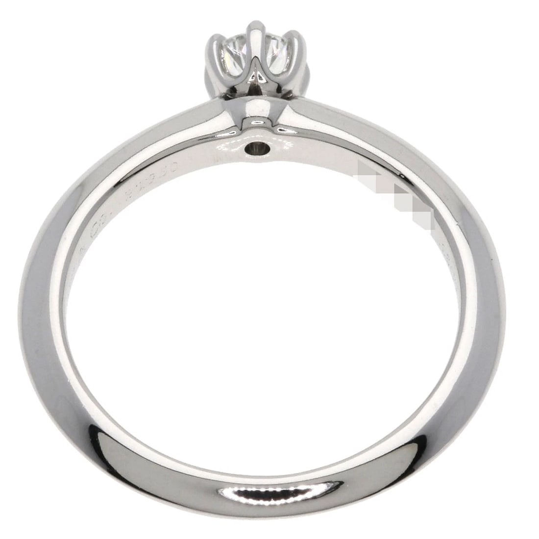 TIFFANY&CO. SOLITAIRE DIAMOND RING - 4