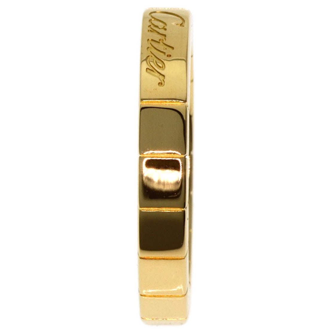 CARTIER LANIER RING K18 YELLOW GOLD: CARTIER Lanier Ring K18 Yellow Gold Brand: CARTIER Type: Ring Material: K18 Yellow Gold, Color: Exterior Color Gold Size: 4.25 (US) Accessories: None Accessories Notice: When purchasing pr