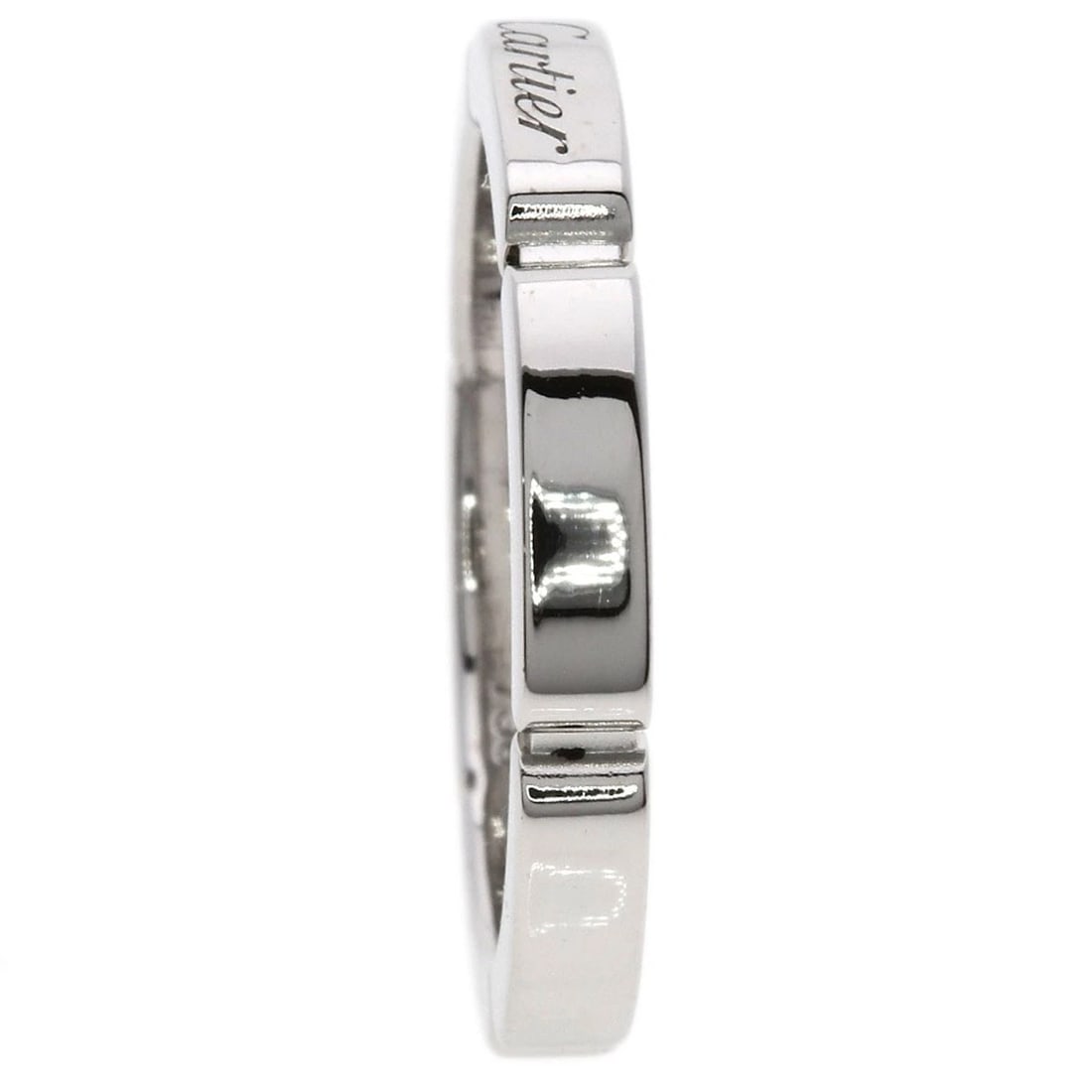 CARTIER MAILON PANTHERE RING K18 WHITE GOLD: CARTIER Mailon Panthere Ring K18 White Gold Brand: CARTIER Type: Ring Material: K18 White Gold, Color: Exterior Color Silver Size: 4.5 (US) Accessories: None Accessories Notice: When purch