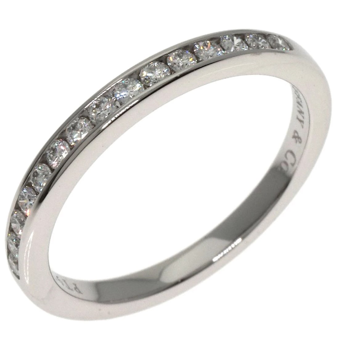 TIFFANY&CO. HALF ETERNITY DIAMOND RING - 2