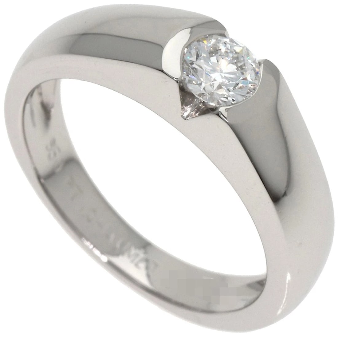 CHAUMET FIDELITÉ DE CHAUMET DIAMOND RING: Chaumet Fidelité de Chaumet Diamond Ring Brand: Chaumet Type: Ring Material: Platinum PT950, Main Stone/Creation Natural Color: Exterior Color Silver Size: 4 (US) Accessories: None Accessories