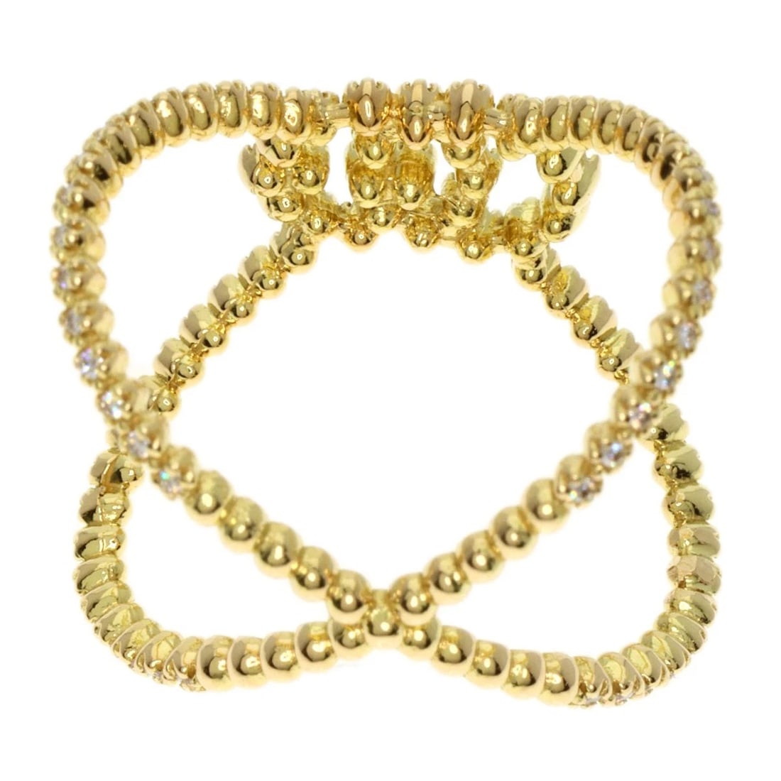 GUCCI GG RUNNING X DIAMOND RING - 4