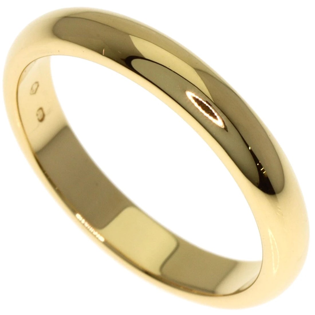 CARTIER WEDDING RING: CARTIER Wedding Ring Brand: CARTIER Type: Ring Material: K18 Yellow Gold, Color: Exterior Color Gold Size: 7.5 (US) Accessories: None Accessories Notice: When purchasing pre-owned goods, p