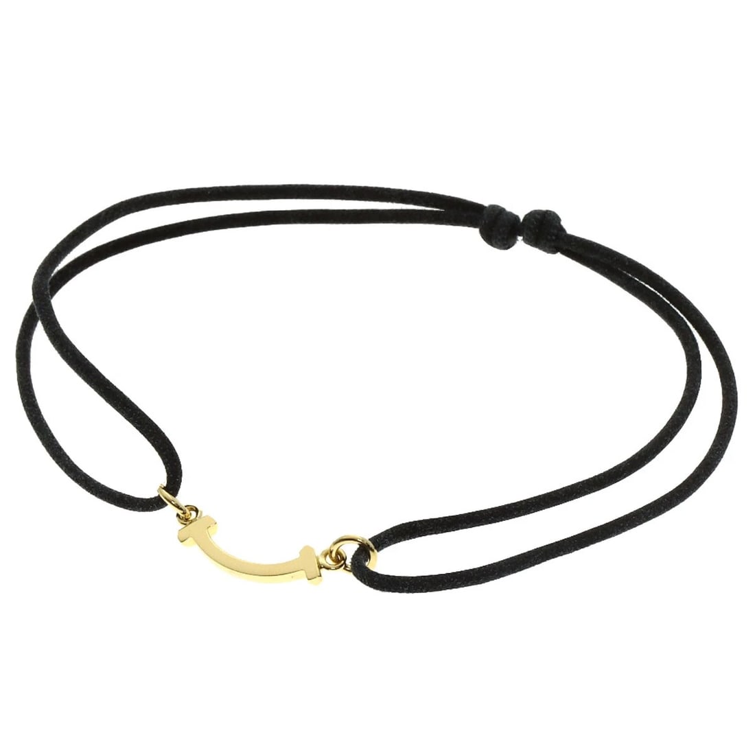 TIFFANY&CO. T SMILE COTTON BRACELET: TIFFANY&Co. T Smile Cotton Bracelet Brand: TIFFANY&Co. Type: Bracelet Material: K18 Yellow Gold, Color: Exterior Color Gold Size: Top Size:0.1inch/3.5x13.2x3.4mm Inner Circumference:5.9inch/15cm