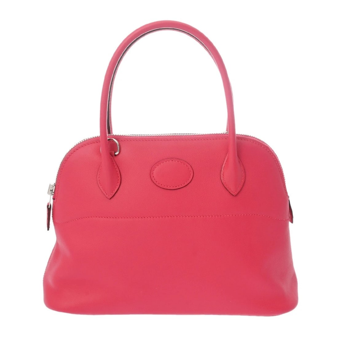 HERMES BOLIDE 27 2WAY VAUX SWIFT ROSE EXTREME HANDBAG: HERMES Bolide 27 2WAY Vaux Swift Rose Extreme Handbag Brand: HERMES Type: Handbag Material: Vaux Swift Color: Rose Extreme Size: H:about 7.5inch W:about 10.6inch D:about 3.9inch Accessories: None