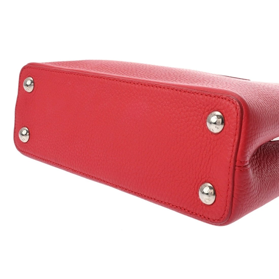 LOUIS VUITTON CAPUCINES BB 2WAY RUBY HANDBAG - 6
