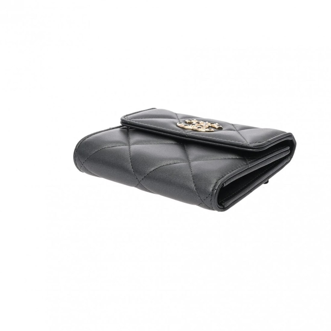 CHANEL SMALL FLAP WALLET MATRASSE LAMBSKIN - 3
