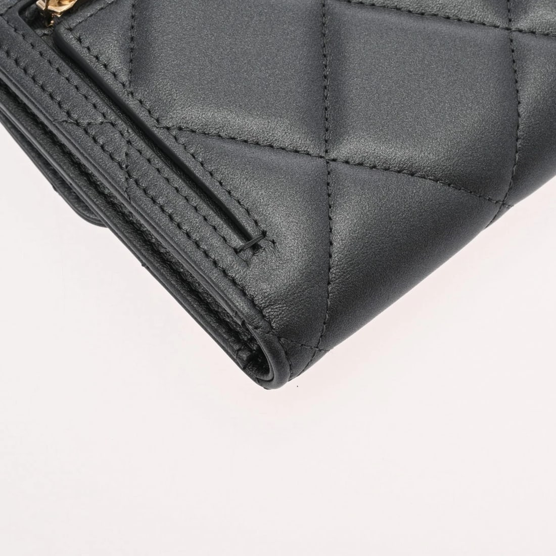 CHANEL SMALL FLAP WALLET MATRASSE LAMBSKIN - 6