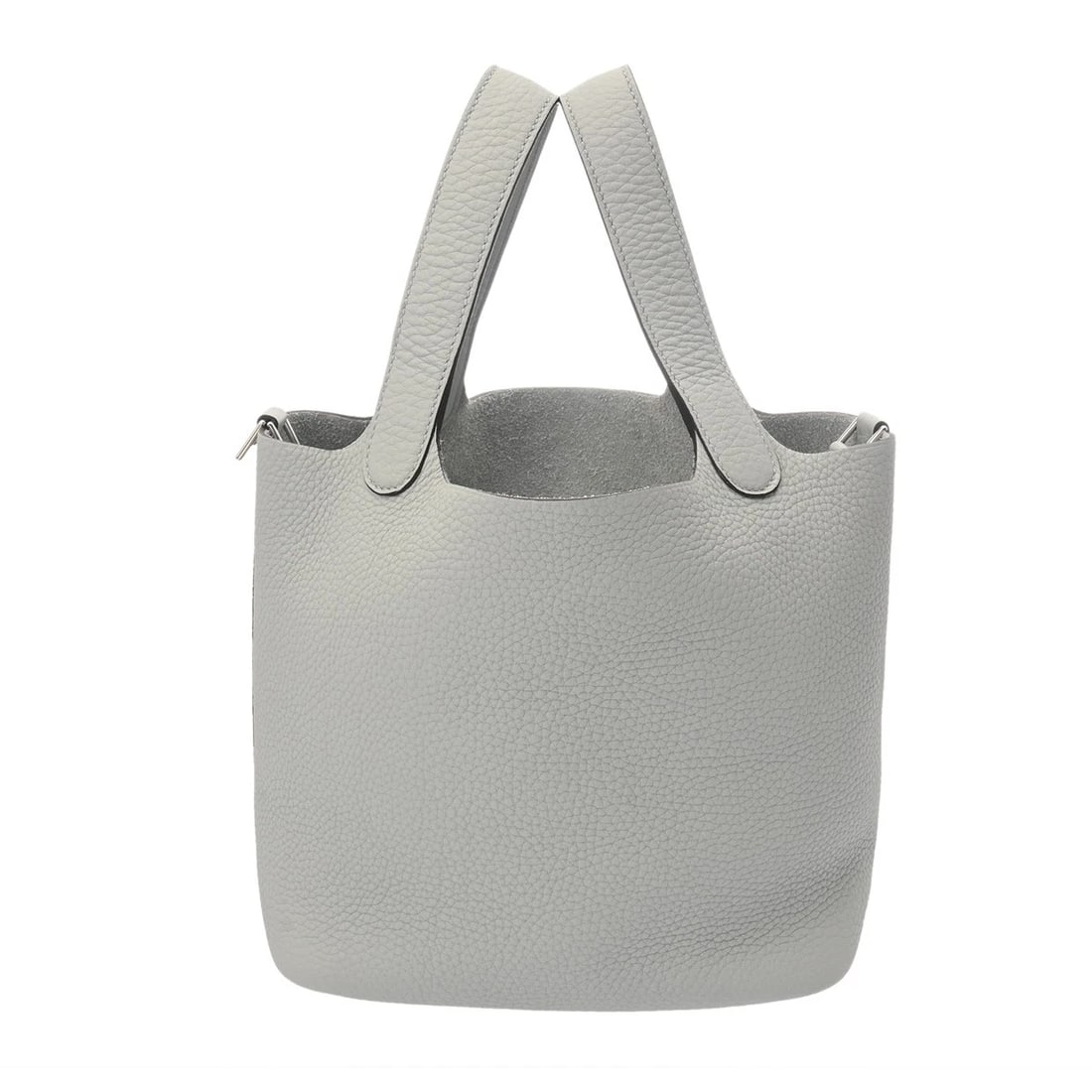 HERMES PICOTIN LOCK PM TAURILLON CLEMENCE BLUE GRASSIER HANDBAG (1 of 6)