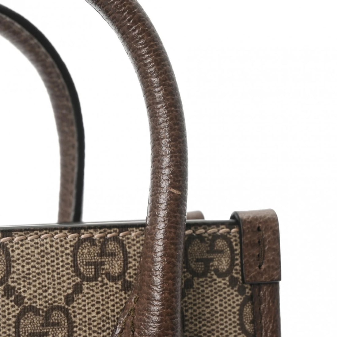 GUCCI MINI TOTE BAG INTERLOCKING HANDBAG - 4