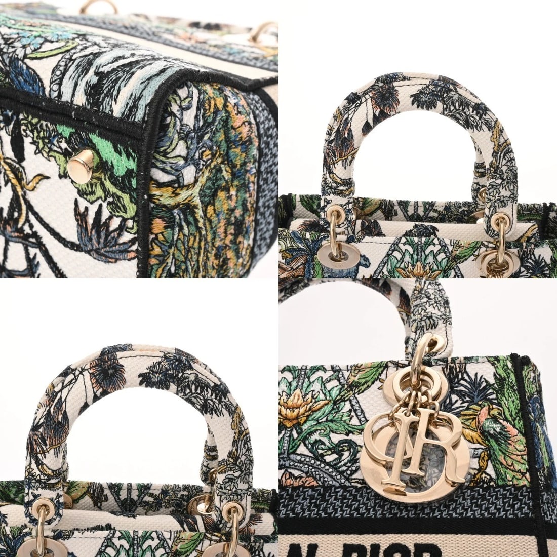 DIOR LADY D-LITE MEDIUM BAG - 6